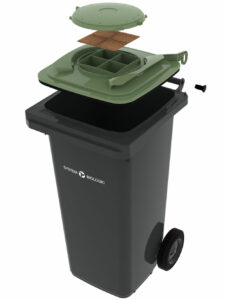 bio-filter lid with bin