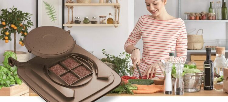 Biofilter Lid for kitchen and garden organics